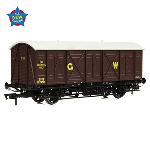 (image for) E87057 GWR 10T 'Bloater' Fish Van GWR Brown (GW)