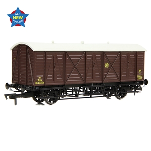 (image for) E87059 GWR 10T 'Bloater' Fish Van GWR Brown (Shirtbutton)