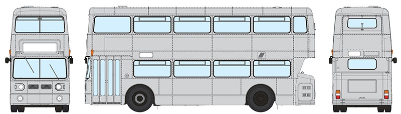901036 West Midlands Fleetline – Undecorated Early Version (image for) 901036 West Midlands Fleetline – Undecorated Early Version