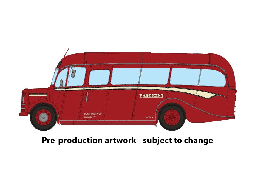 (image for) 920002 Bedford OB – LKM55, East Kent Road Car Co