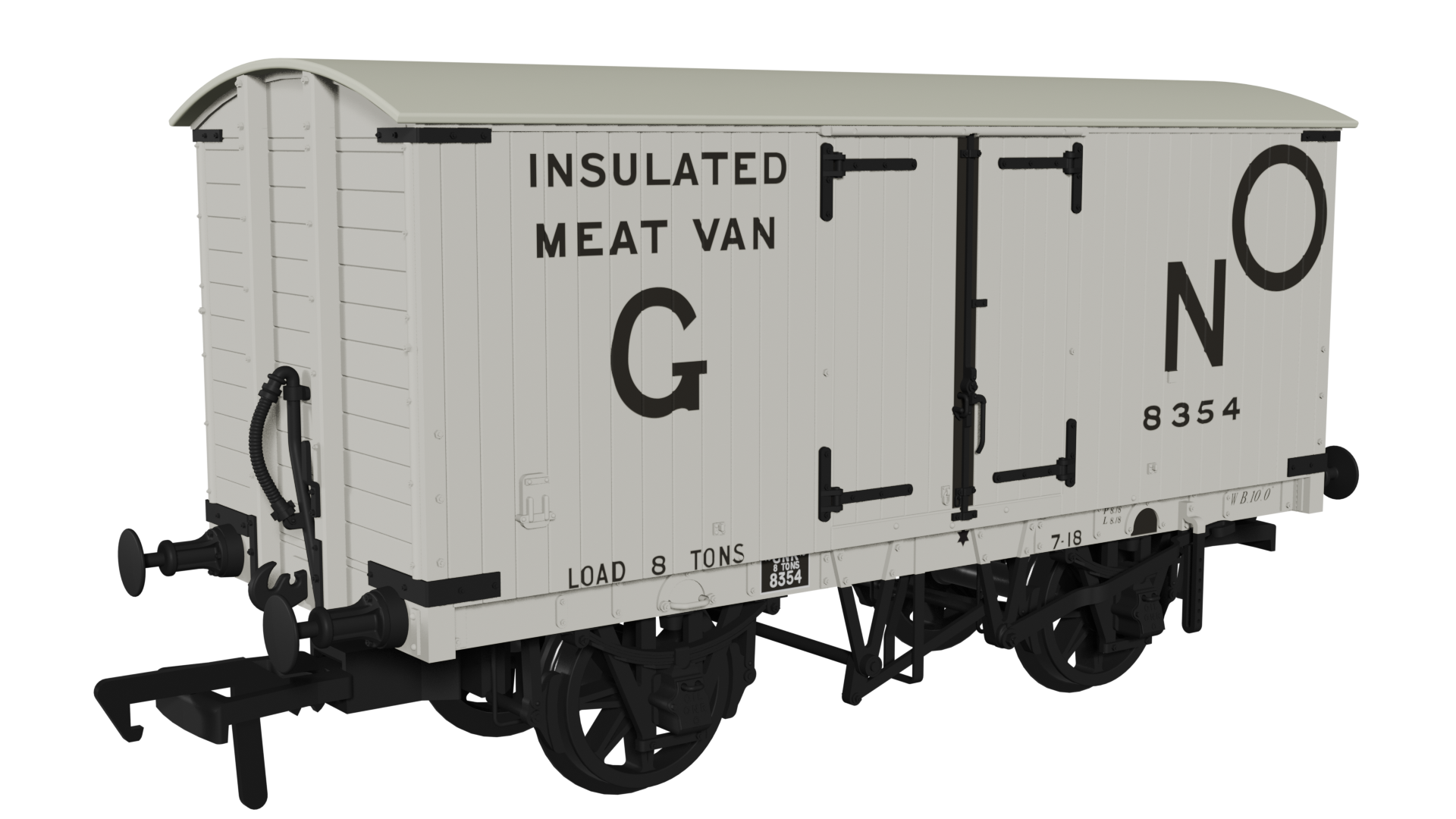 (image for) 930004 GNR 8 Ton Van – GN Insulated Meat Livery No.8354