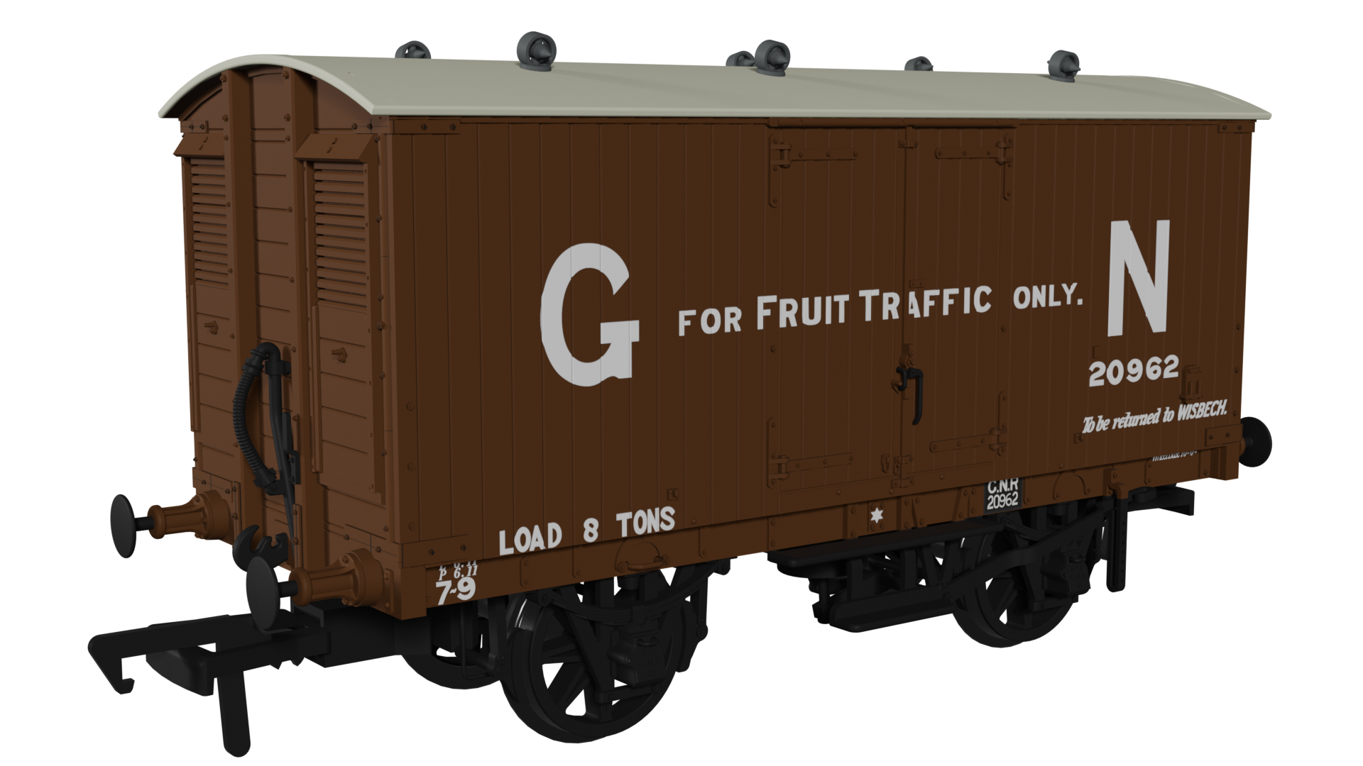 (image for) 930005 GNR 8 Ton Van – GN Fruit Livery No.20962