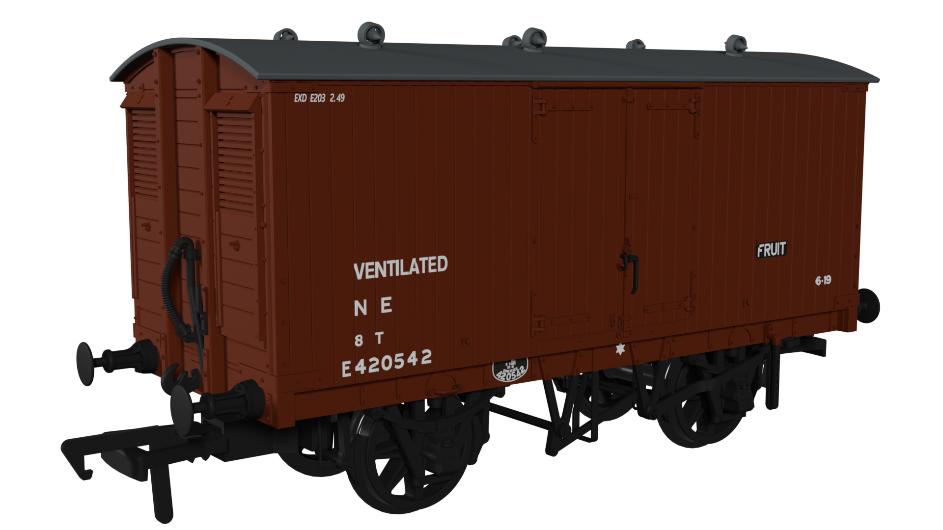 (image for) 930013 GNR 8 Ton Van – BR No.E420542