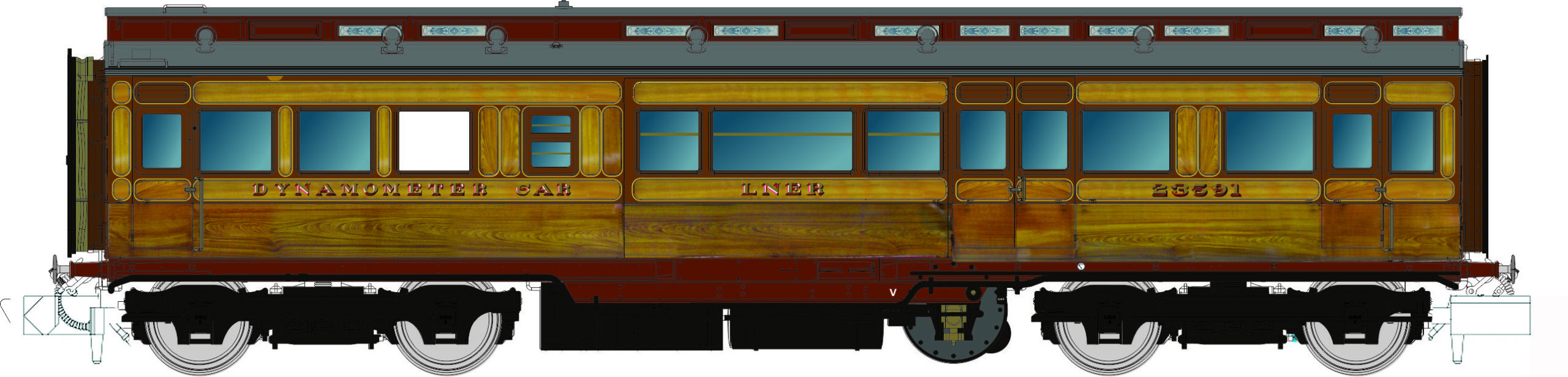 (image for) 955001 LNER Dynamometer Car No.23591