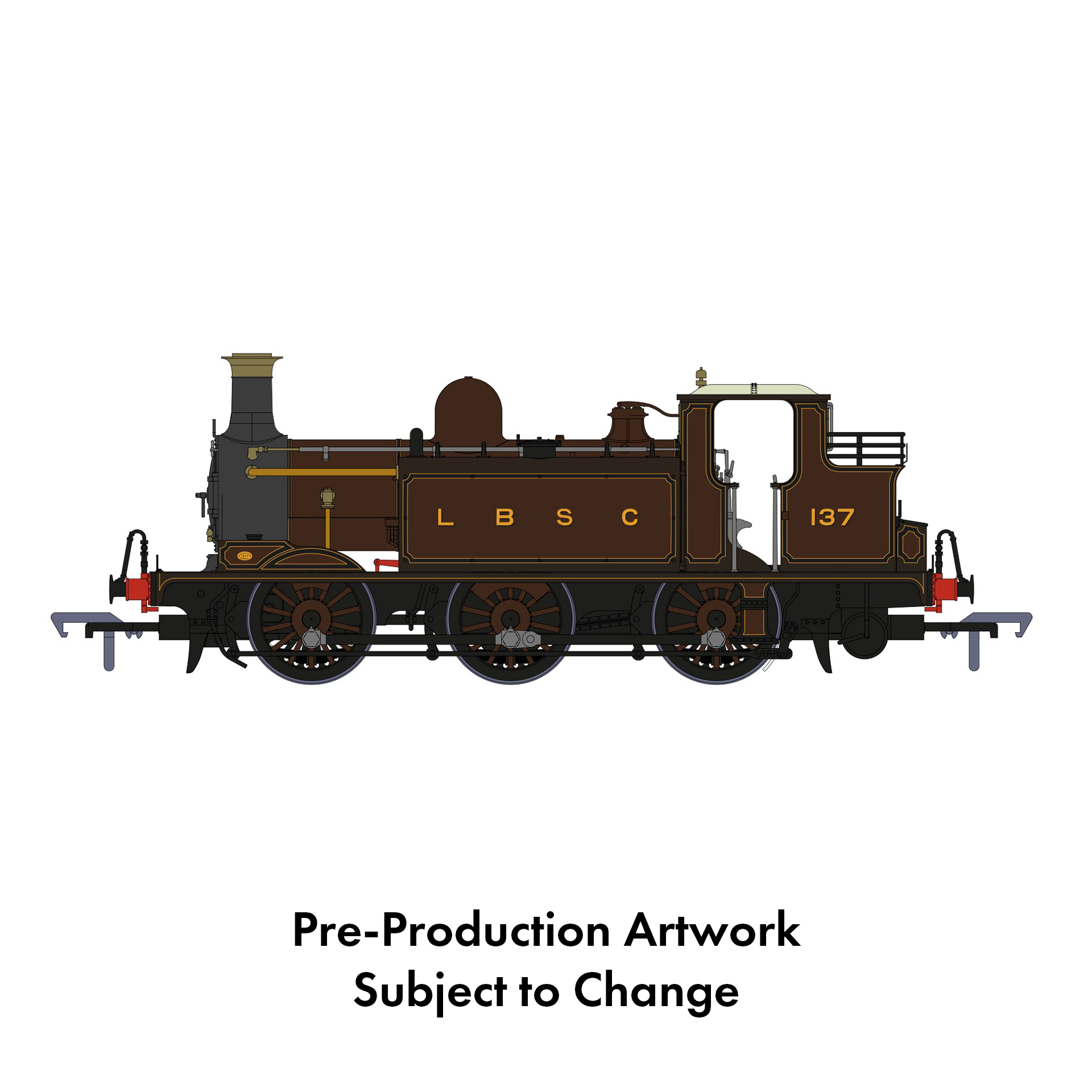 (image for) 936006 E1 No.137 LBSCR Marsh Umber