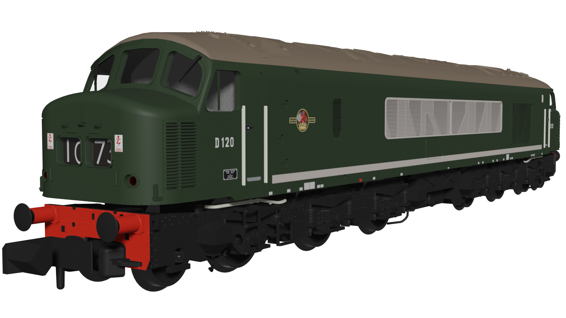(image for) 948101 Class 45 D120 Plain BR Green
