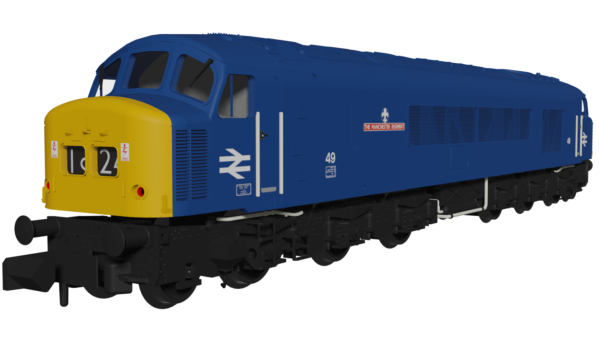 (image for) 948105 Class 45 49 “The Manchester Regiment” BR Blue