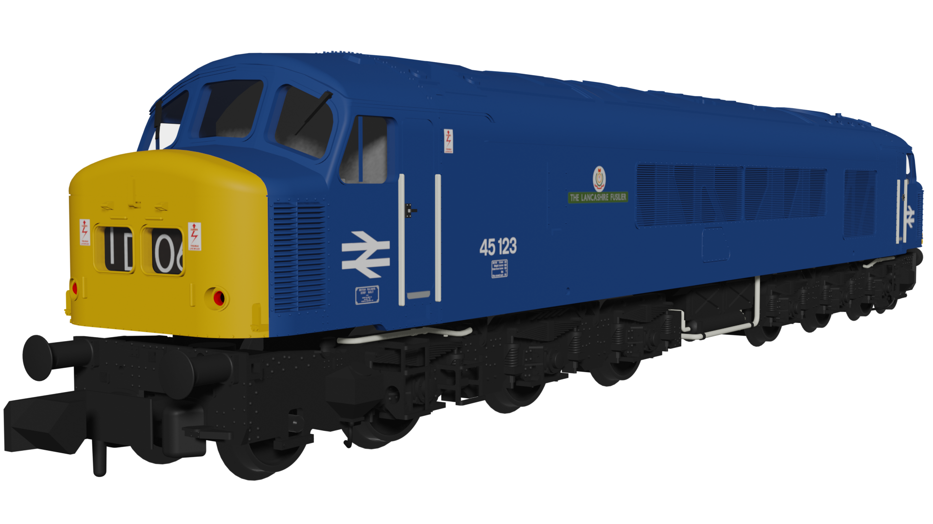 (image for) 948106 Class 45 45123 “The Lancashire Fusilier” BR Blue