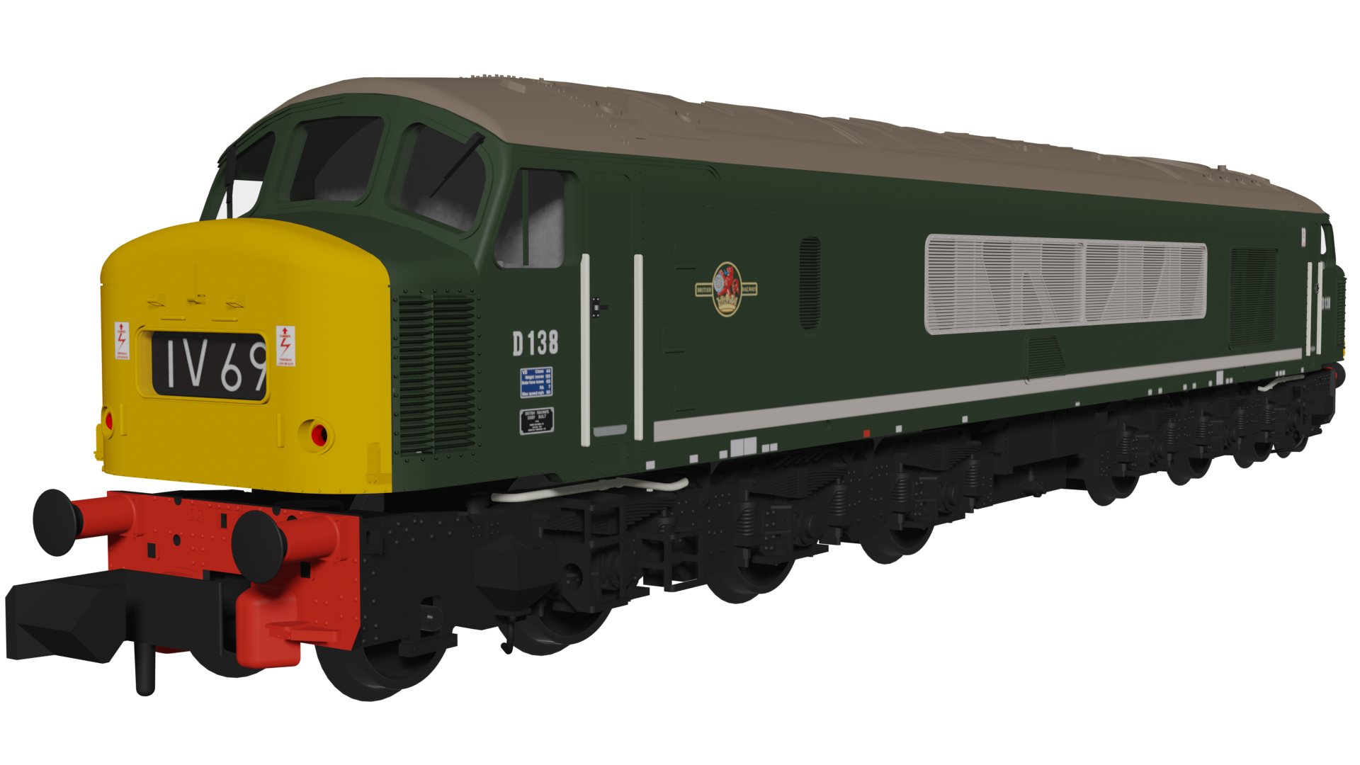 (image for) 948703 Class 46 D138 BR Green SOUND