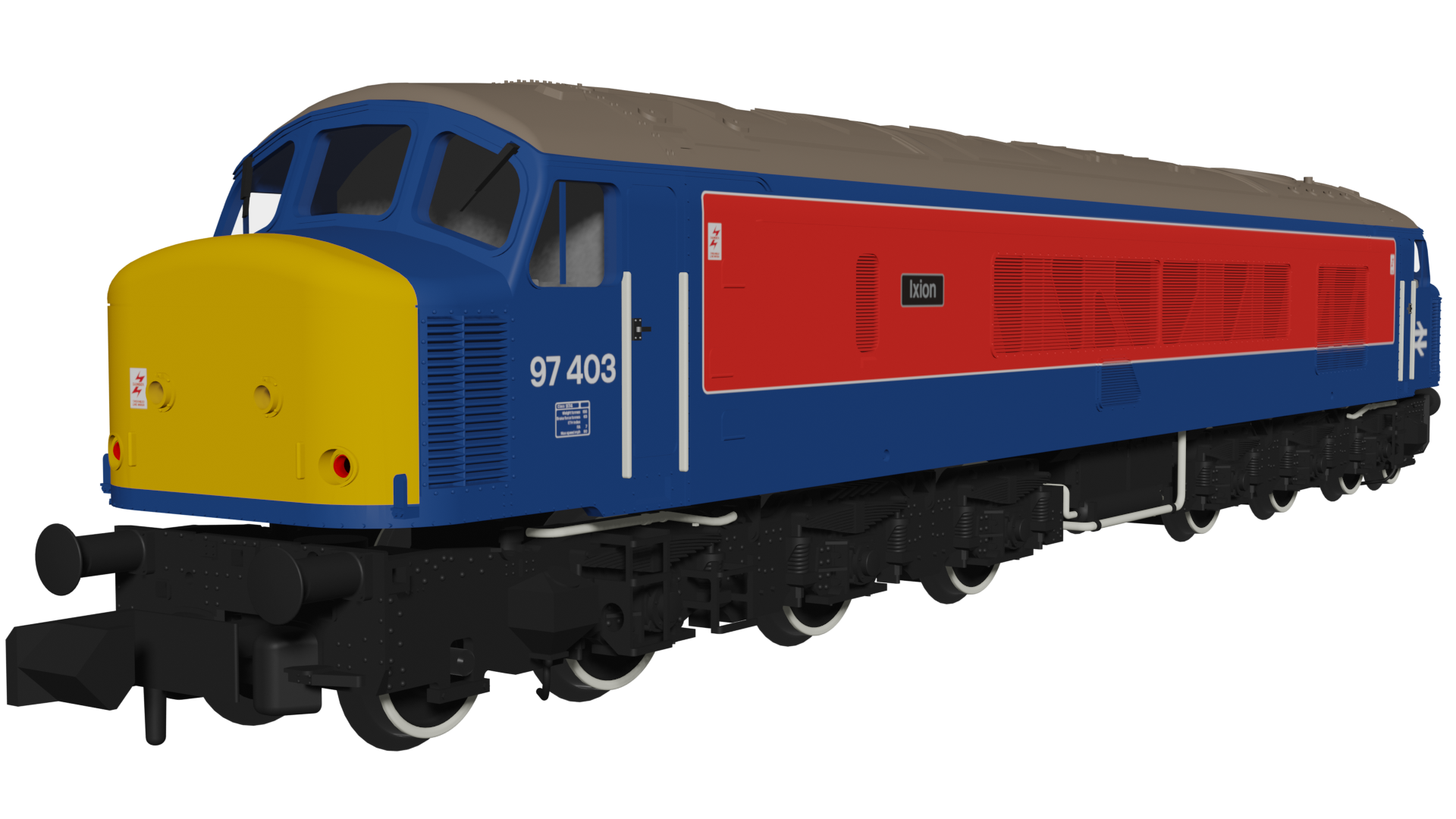 (image for) 948707 Class 46 97403 Ixion RTC Blue/Red SOUND