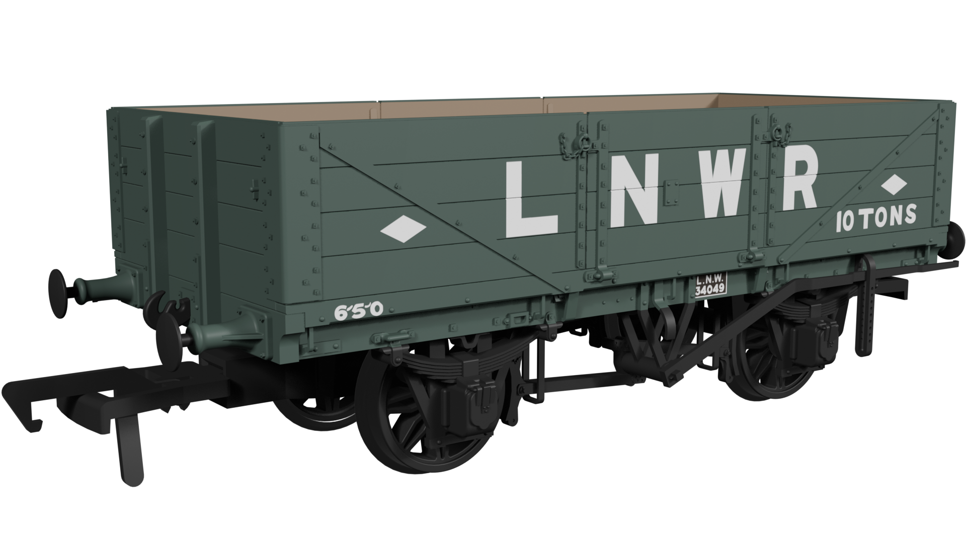 (image for) 950001 LNWR D84 4-Plank Open – No.34049 LNWR Diamonds