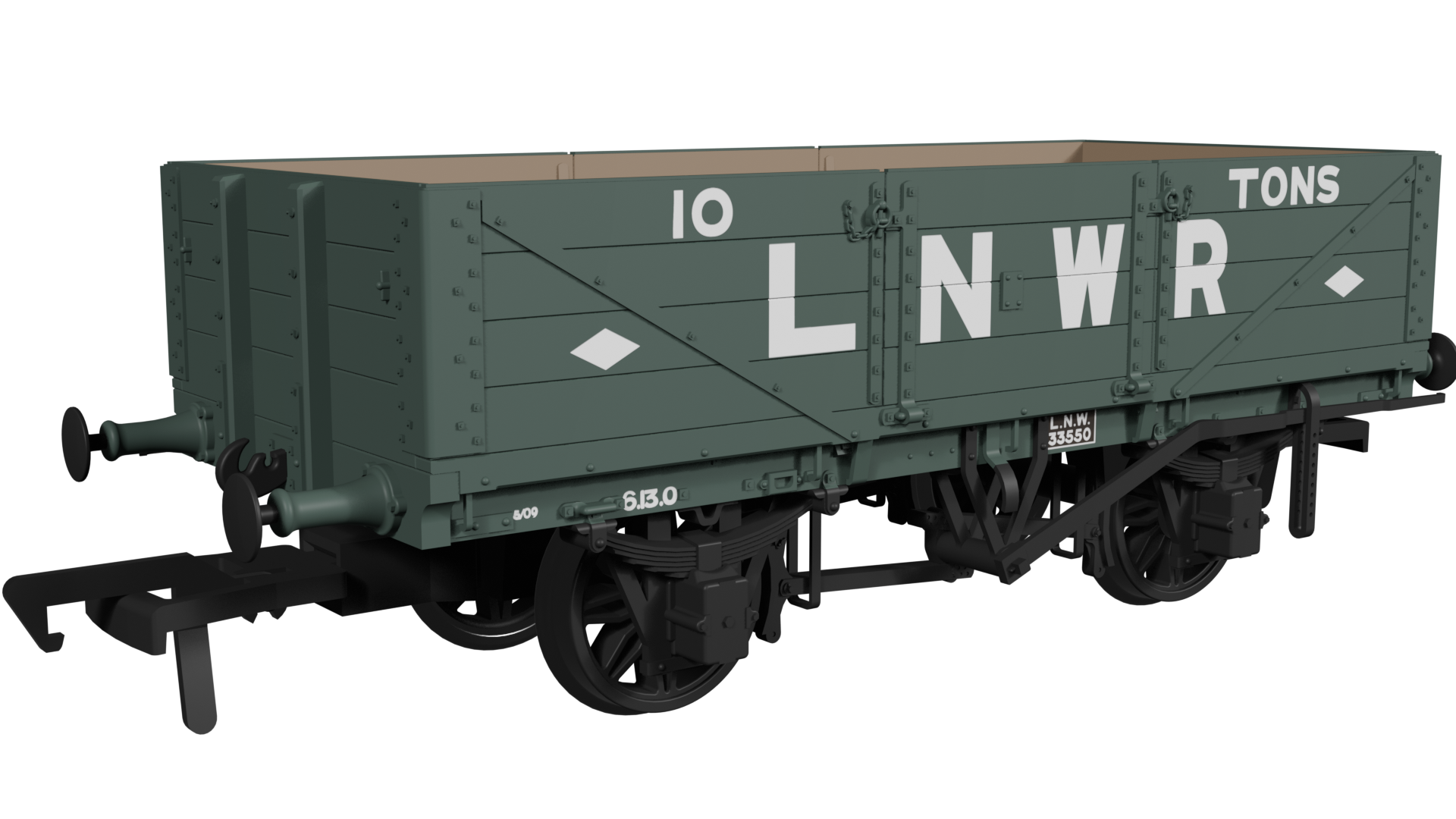 (image for) 950002 LNWR D84 4-Plank Open – No.33550 LNWR Diamonds
