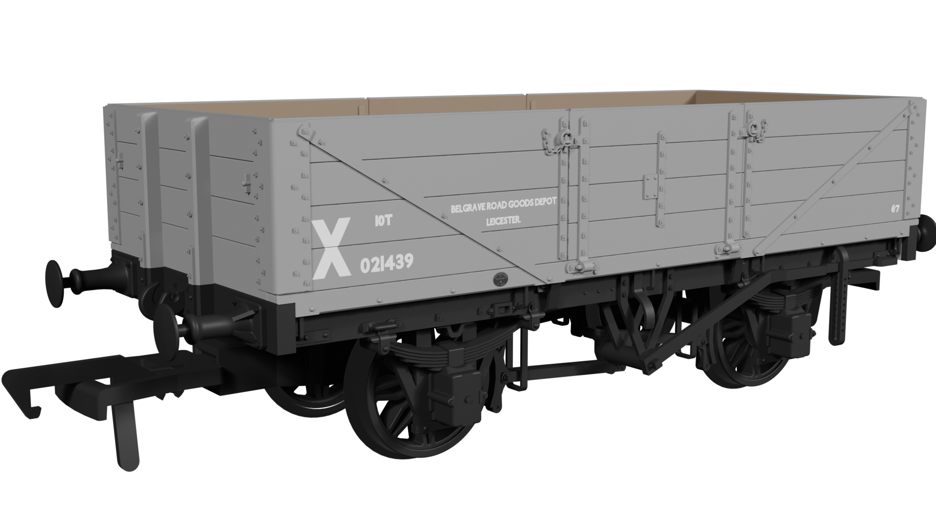 (image for) 950009 LNWR D84 4-Plank Open – No.021439 BR Departmental
