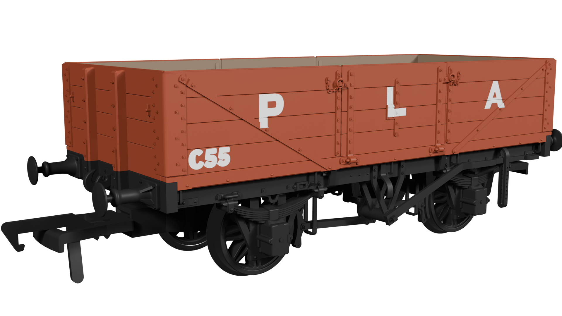 (image for) 950012 LNWR D84 4-Plank Open – No.C55 PLA