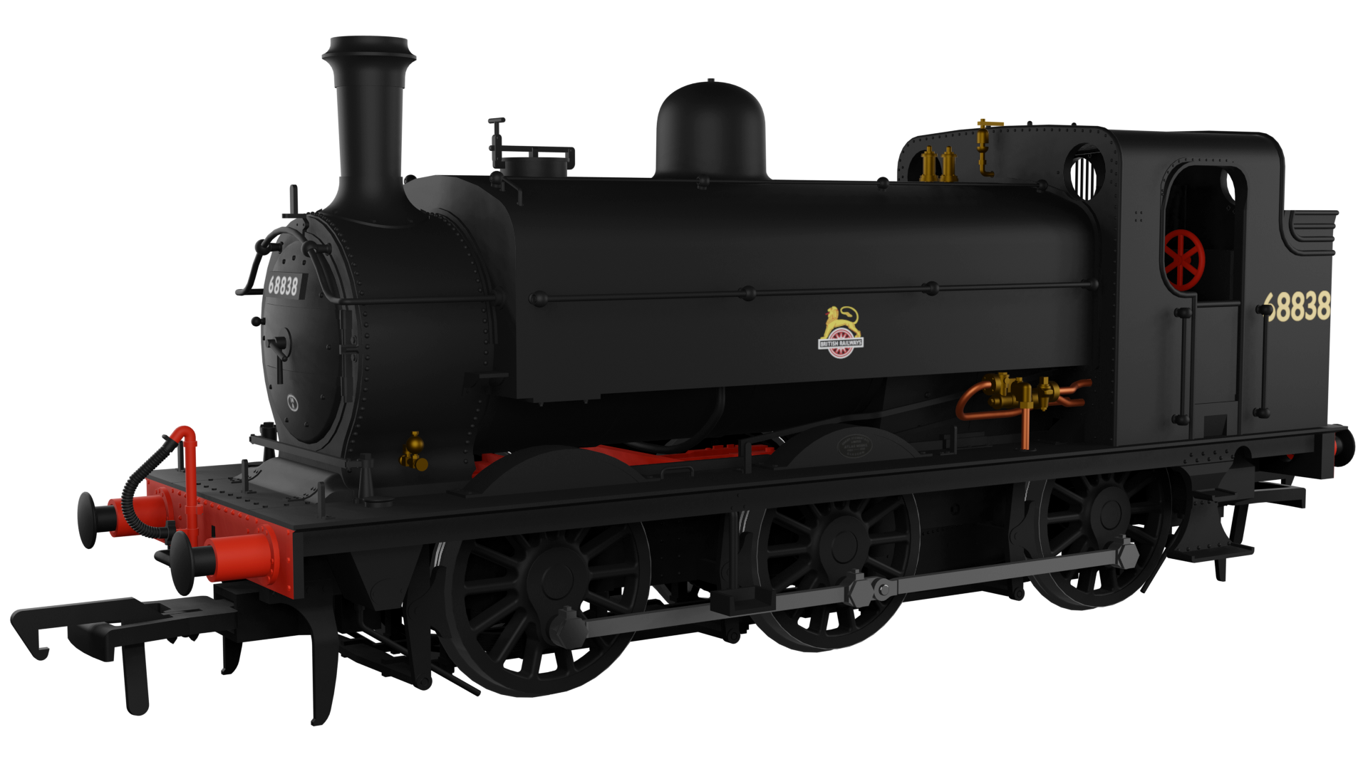 (image for) 958008 LNER J52/2 No.68838 BR Unlined Black Early Crest