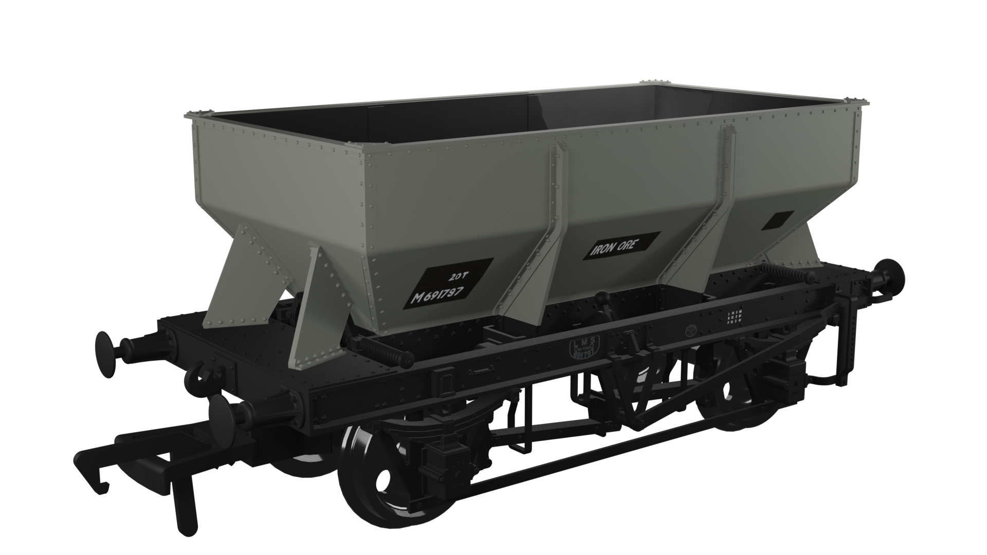 (image for) 963009 LMS Iron Ore Hopper – BR (Iron Ore) No.M691797