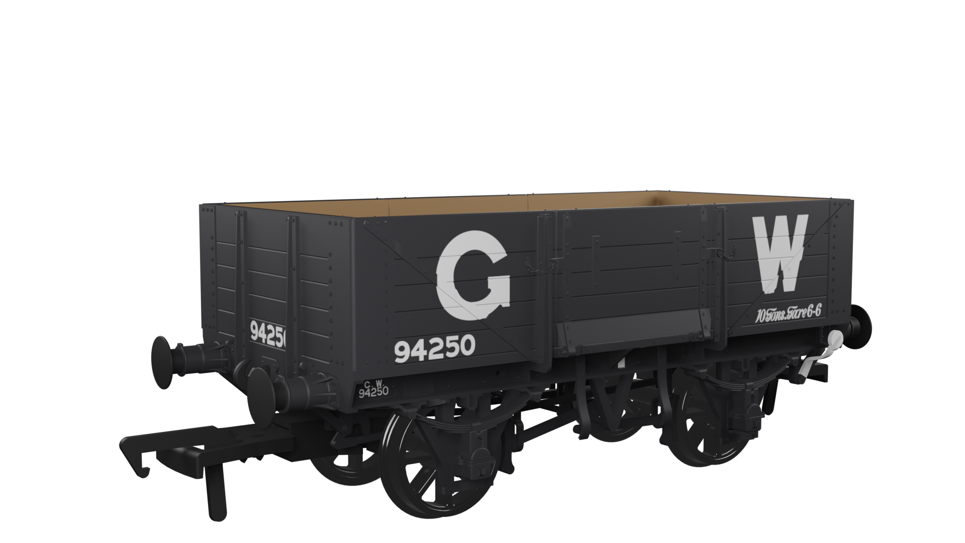 971003 Diagram O18 – GWR No.94250 5 plank (image for) 971003 Diagram O18 – GWR No.94250 5 plank
