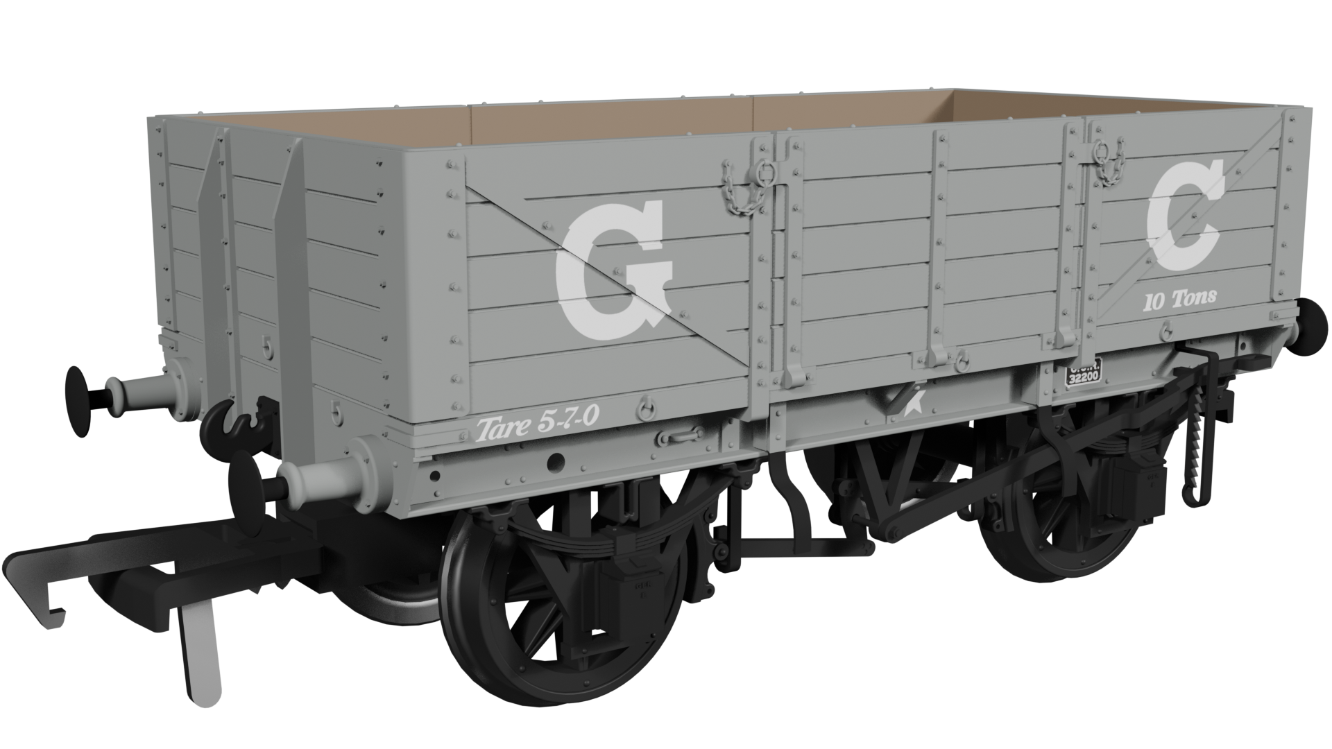 972007 GER Dia.17 5-plank – GCR No.32200 (image for) 972007 GER Dia.17 5-plank – GCR No.32200