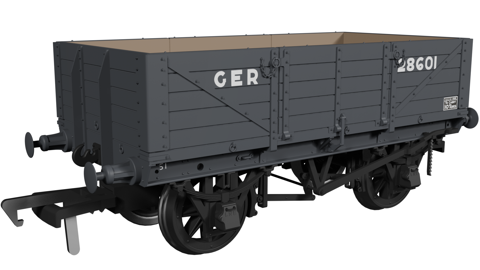 972017 GER Dia.17 5-plank – GER (As Preserved) No.28601 (image for) 972017 GER Dia.17 5-plank – GER (As Preserved) No.28601