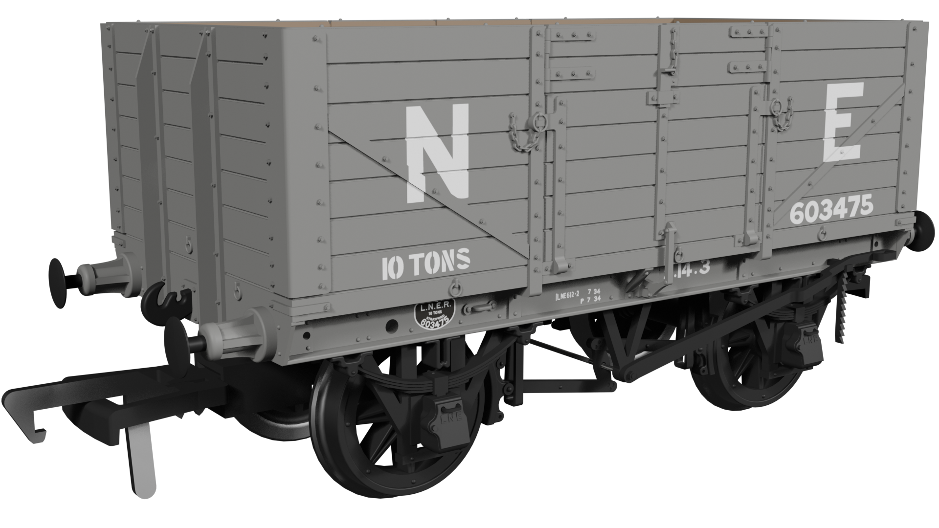 (image for) 973004 GER Dia.48 7-plank – LNER (pre-36) No.603475