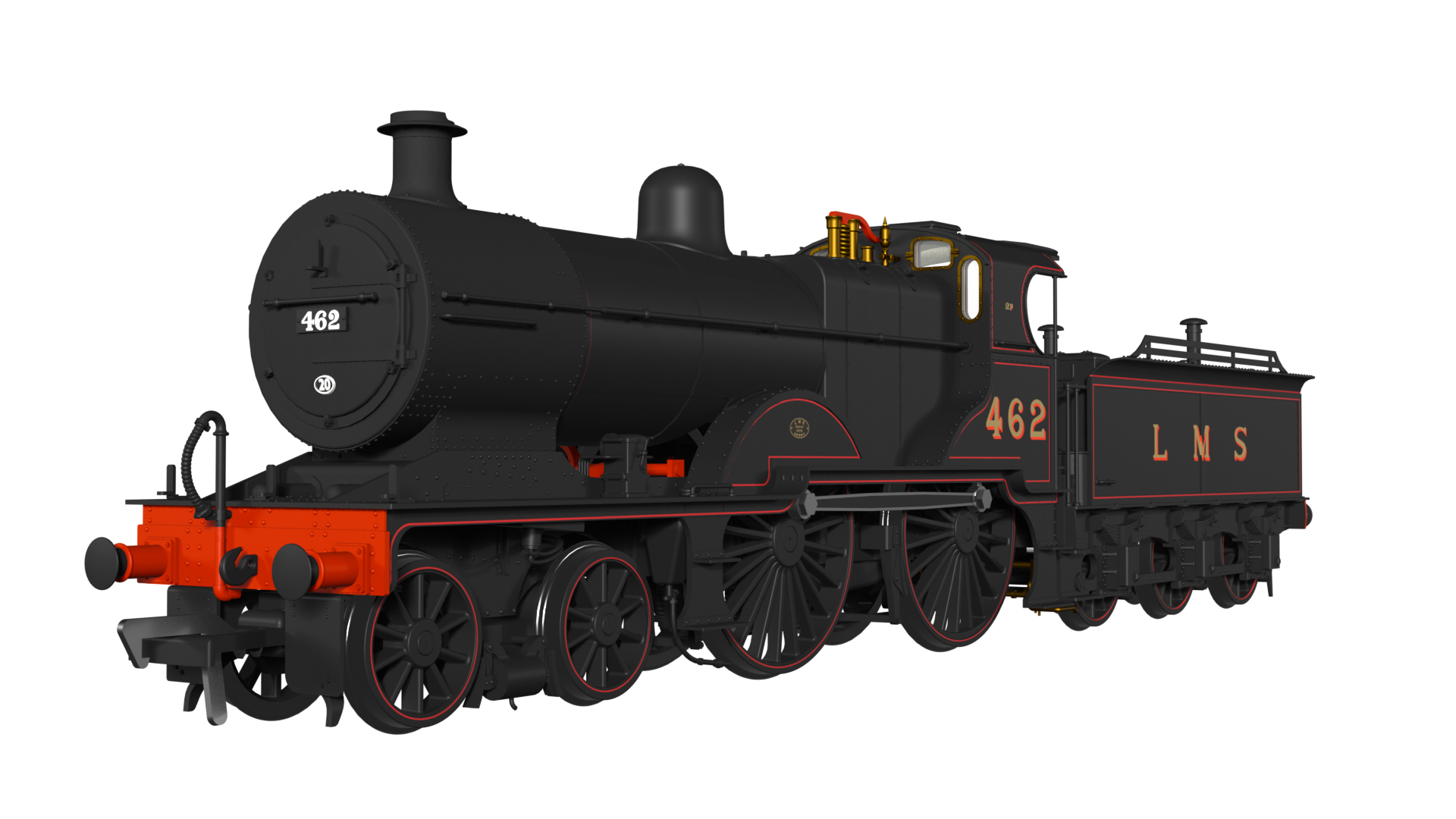 (image for) 974007 MR 483 No.462 LMS Lined Black