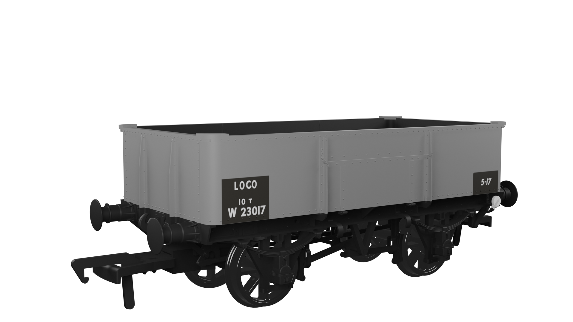 (image for) 977010 Diagram N19 – BR No.W23017 loco coal wagon