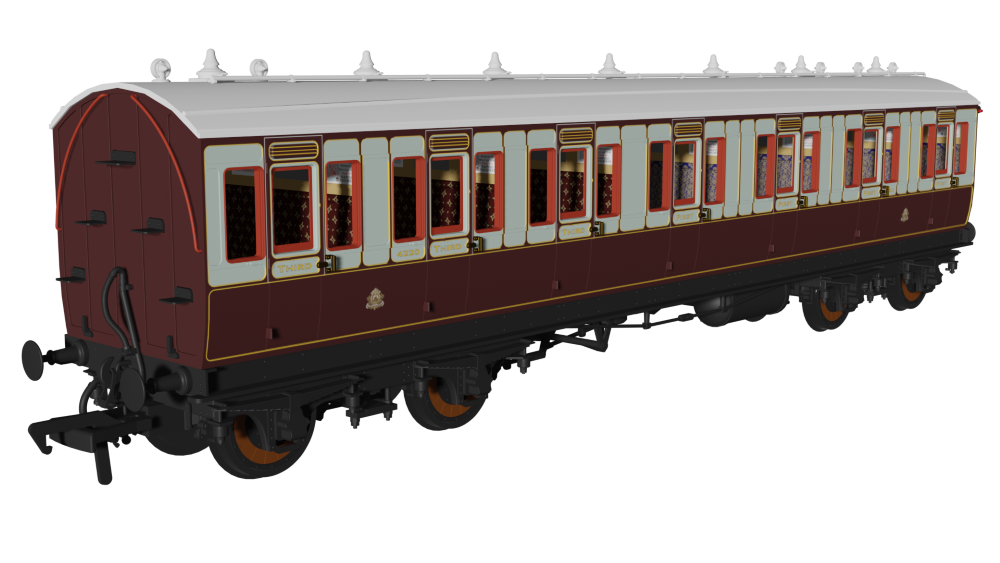 (image for) 978012 LNWR ‘Evolution’ Non-Corridor Composite No.4220