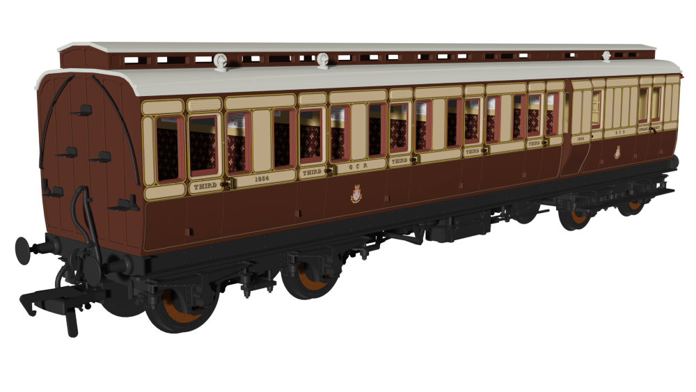 (image for) 978018 GCR ‘Evolution’ Non-Corridor Brake Third No.1854