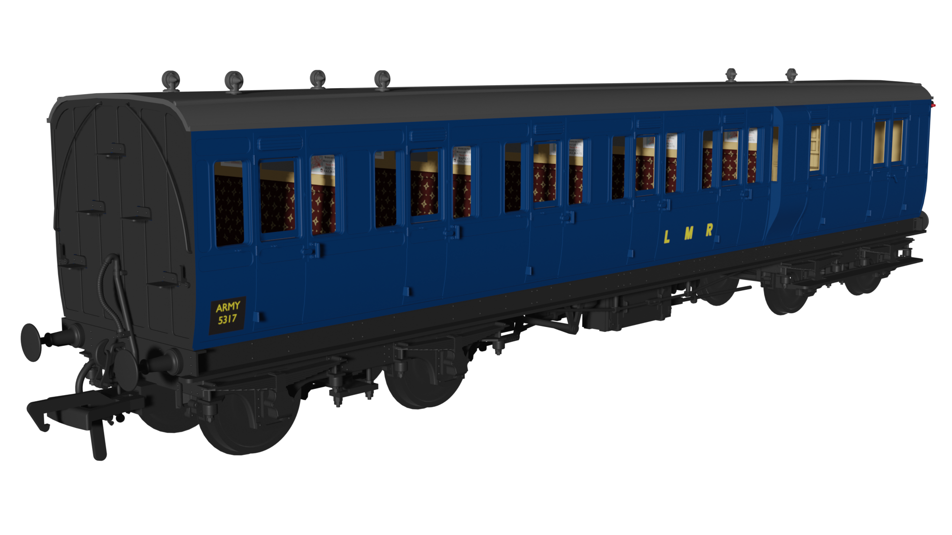 (image for) 978034 LMR ‘Evolution’ Non-Corridor Brake Third ARMY 5317