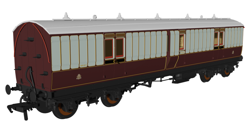 (image for) 978042 LNWR ‘Evolution’ Non-Corridor Full Brake No.9531