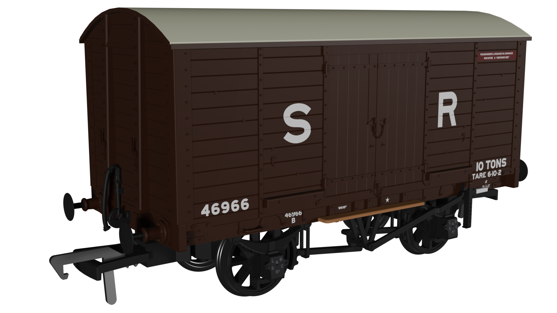 (image for) 979008 LB&SCR Dia.8 Van – SR (pre-36) No.46966