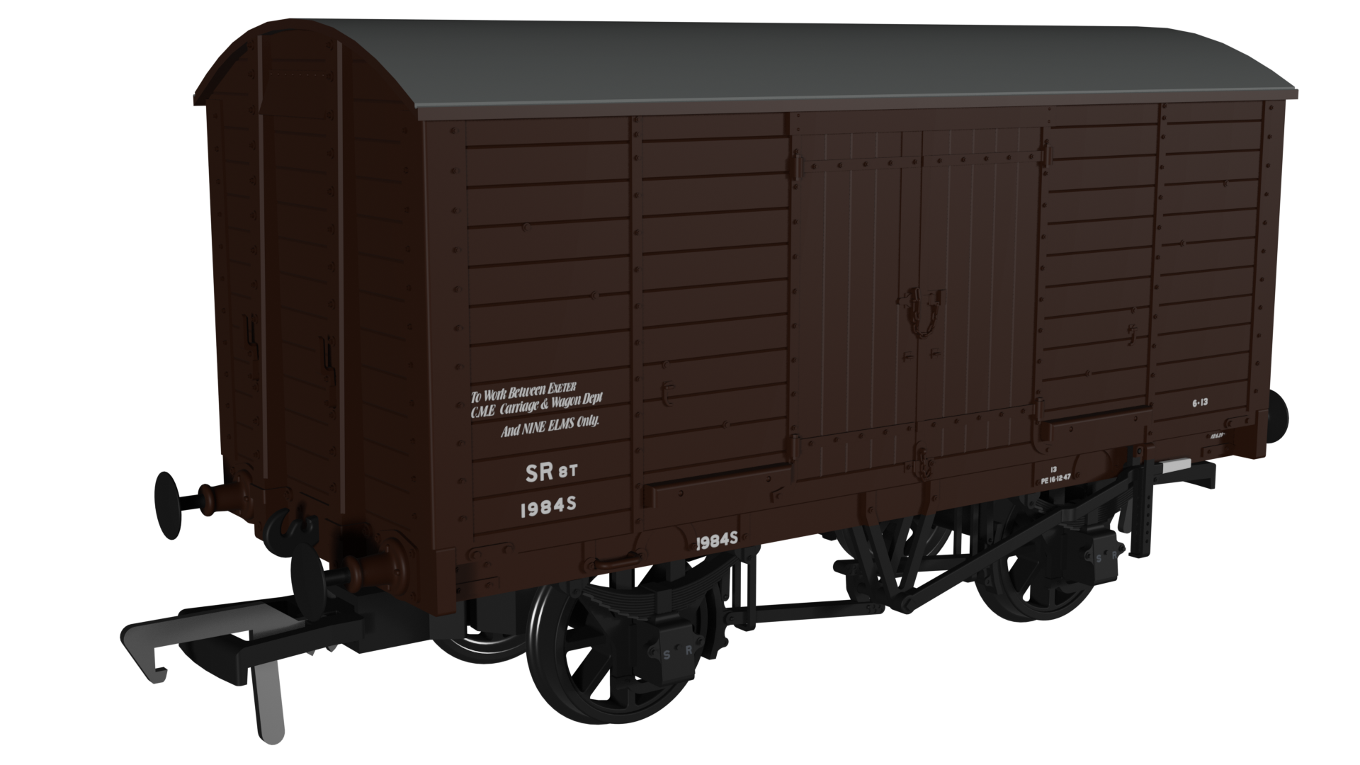 (image for) 979011 LB&SCR Dia.8 Van – SR (post-36) Departmental No.1984S