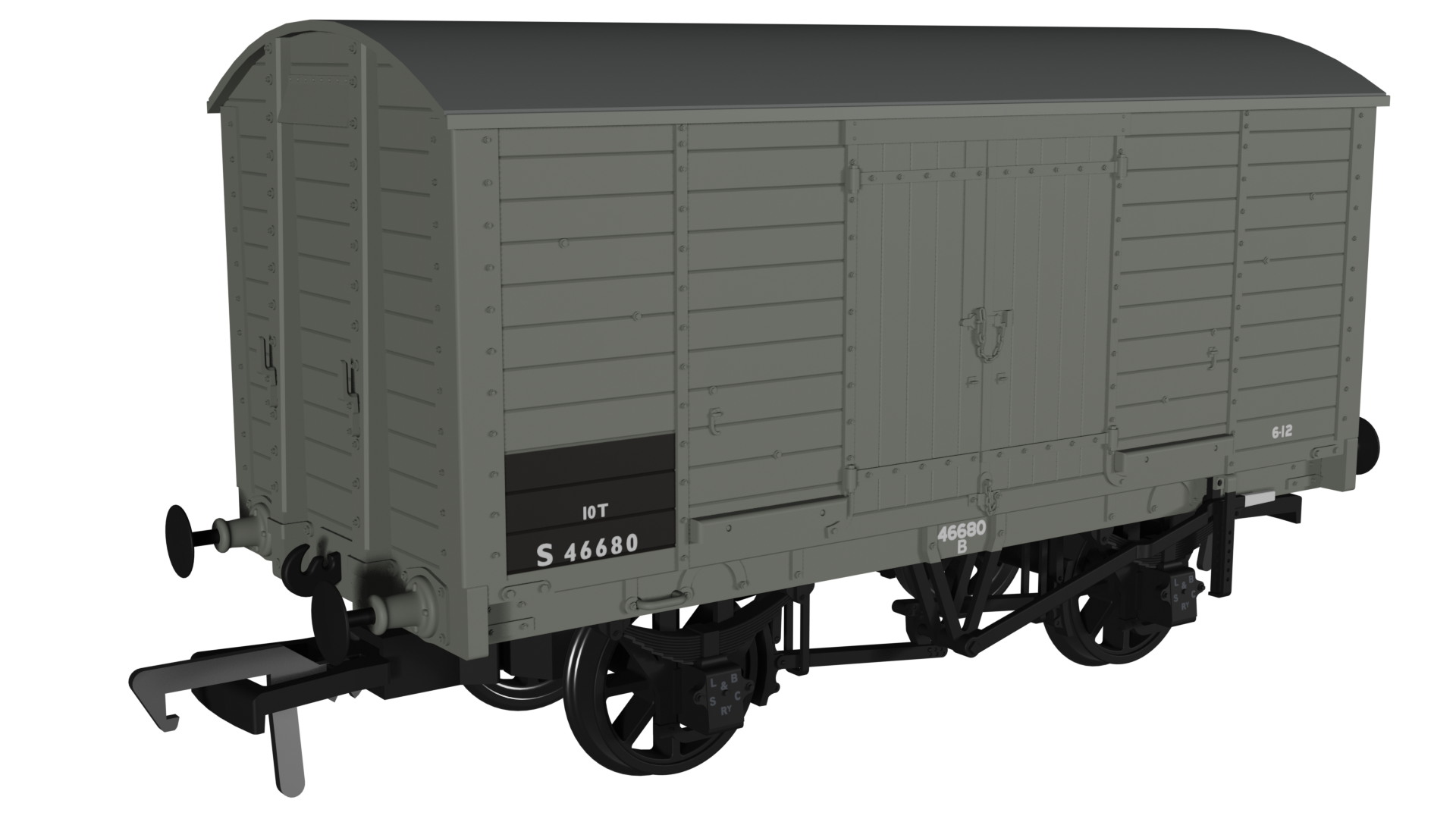 979015 LB&SCR Dia.8 Van – BR No.S46680 (image for) 979015 LB&SCR Dia.8 Van – BR No.S46680