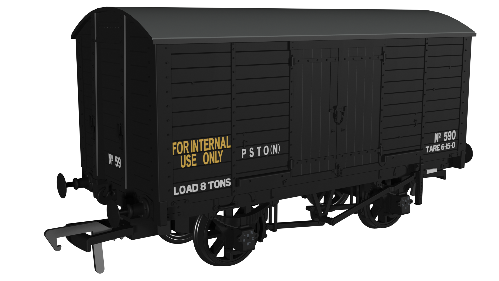 979018 LB&SCR Dia.8 Van – MOD No.590 (image for) 979018 LB&SCR Dia.8 Van – MOD No.590