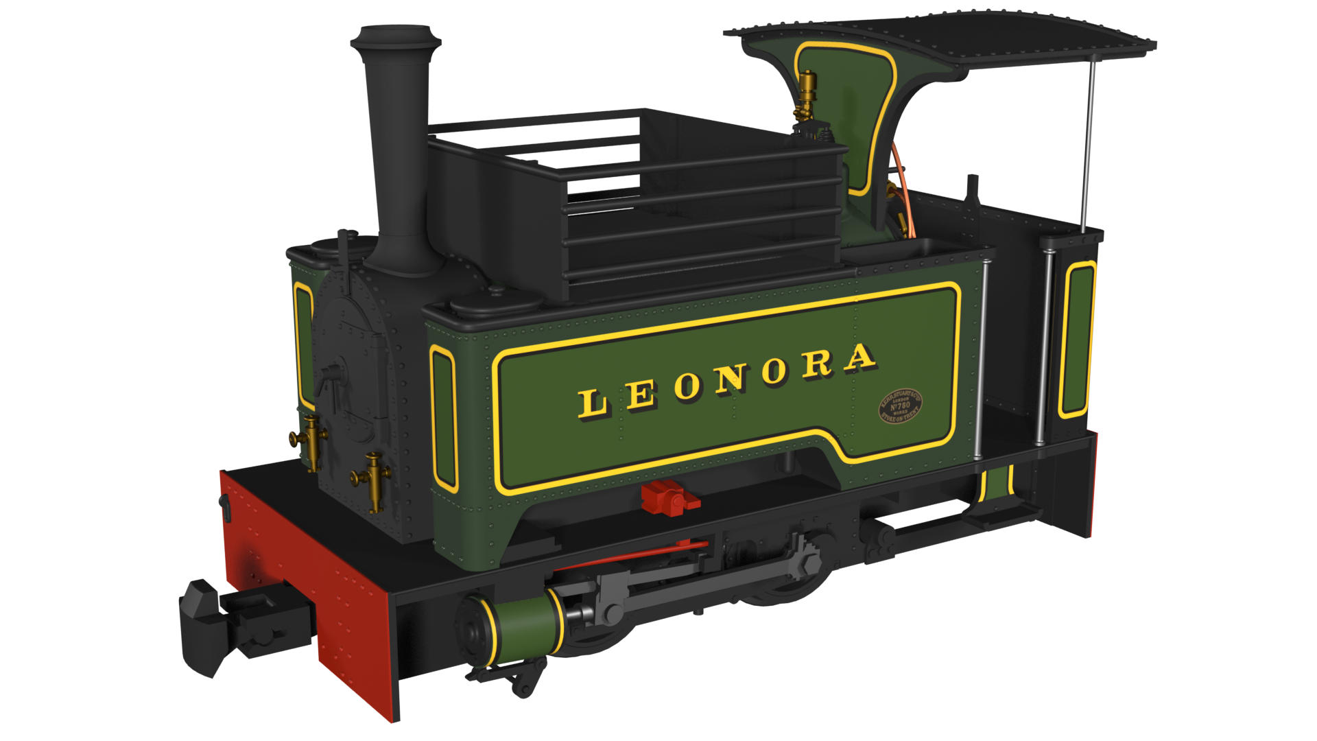 986002 Kerr Stuart Sirdar ‘Leonora’ – Lined Green (image for) 986002 Kerr Stuart Sirdar ‘Leonora’ – Lined Green