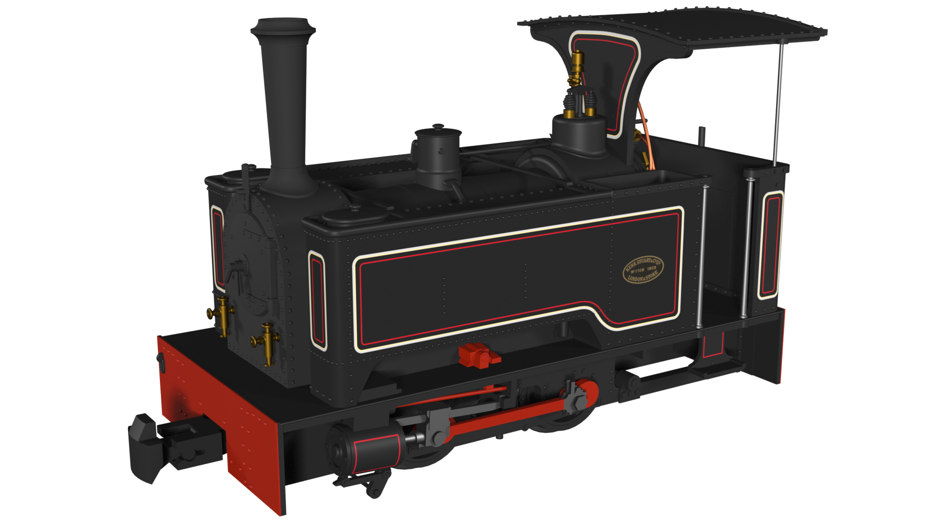 986003 Kerr Stuart Sirdar – Lined Black (image for) 986003 Kerr Stuart Sirdar – Lined Black