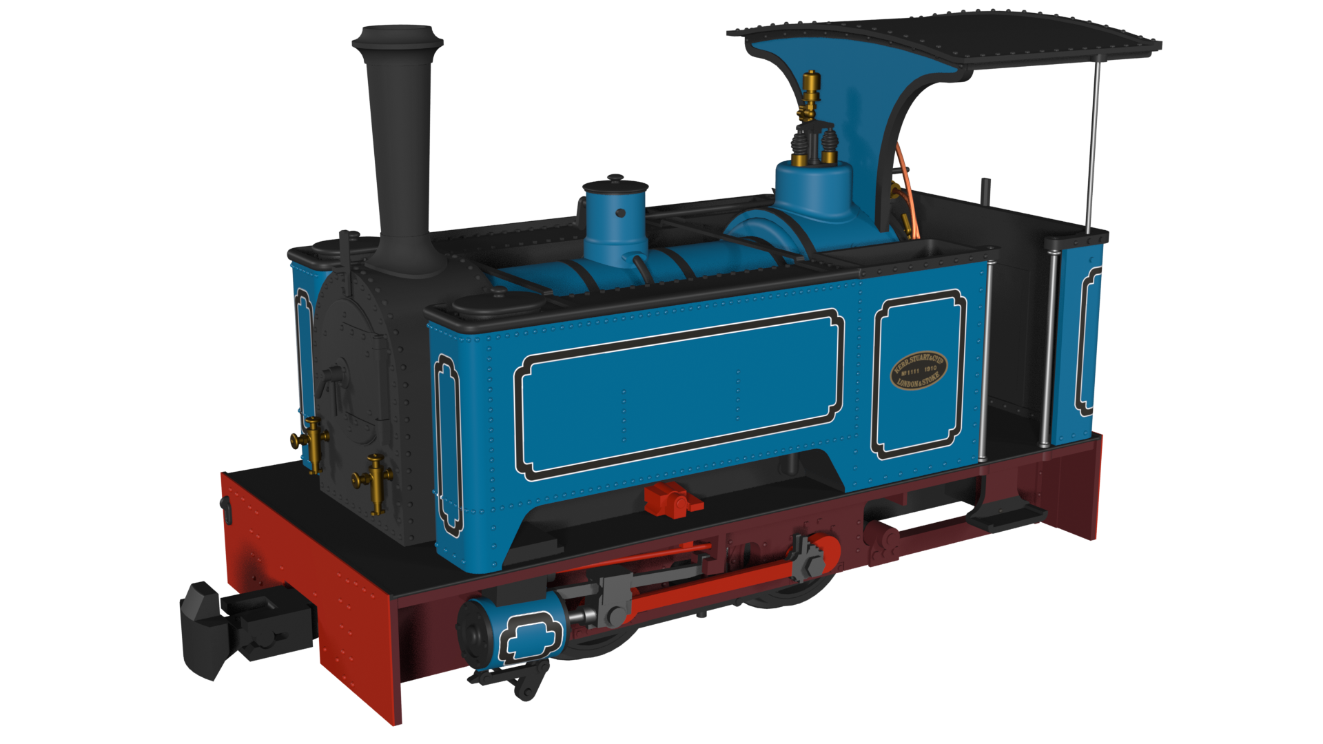 986004 Kerr Stuart Sirdar – Lined Blue (image for) 986004 Kerr Stuart Sirdar – Lined Blue
