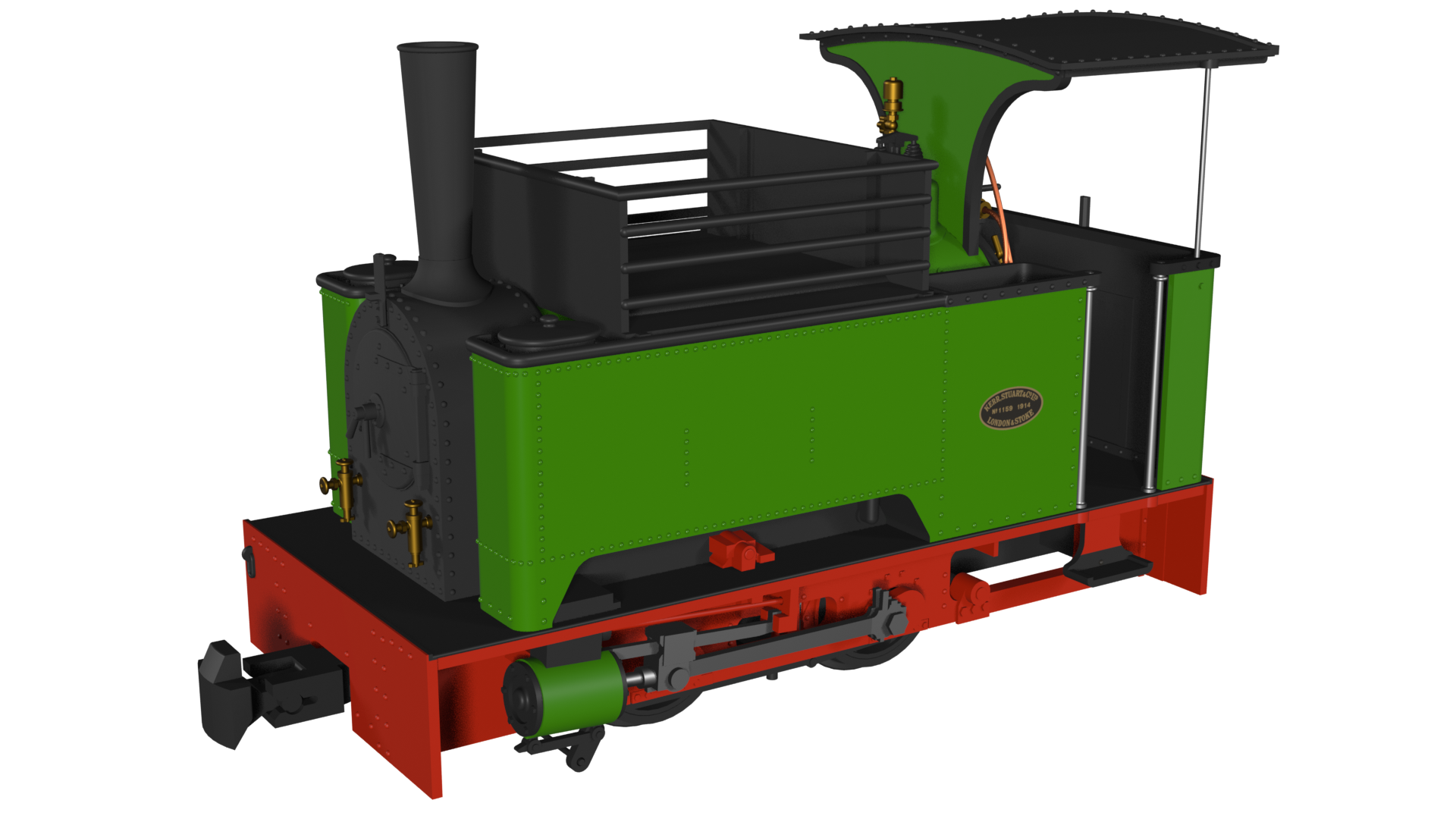 (image for) 986007 Kerr Stuart Sirdar – Plain Green