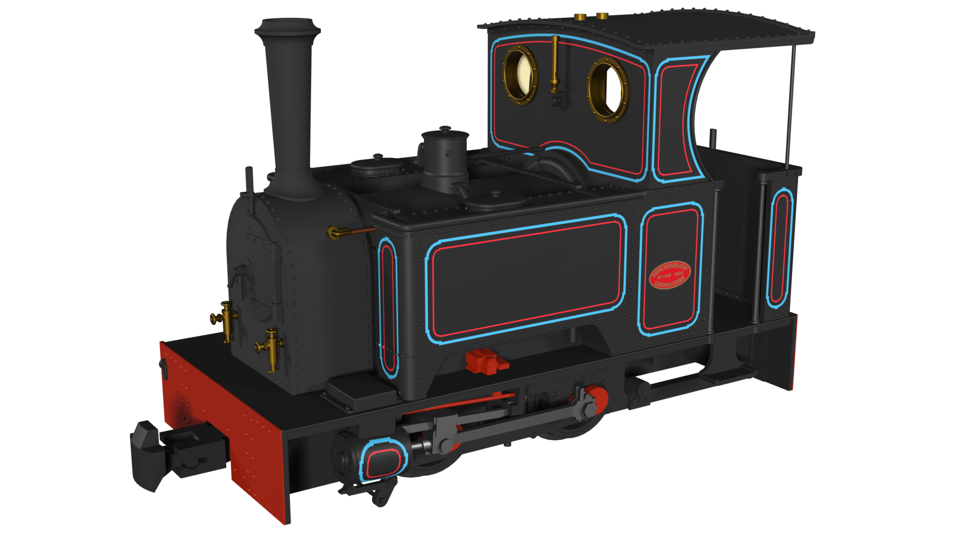 986201 Kerr Stuart What If Short Tank Sirdar Penrhyn Lined Black (image for) 986201 Kerr Stuart What If Short Tank Sirdar Penrhyn Lined Black