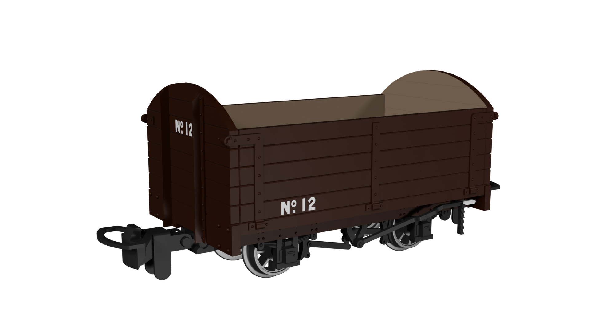 (image for) 990002 Dropside Open – Plain Brown No.12