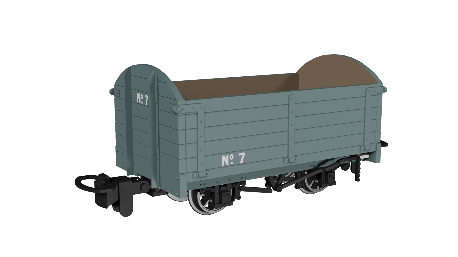 (image for) 990003 Dropside Open – Plain Grey No.7