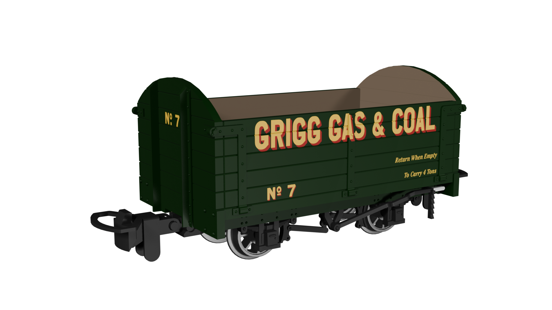 (image for) 990006 Dropside Open – Grigg Gas & Coal No.7