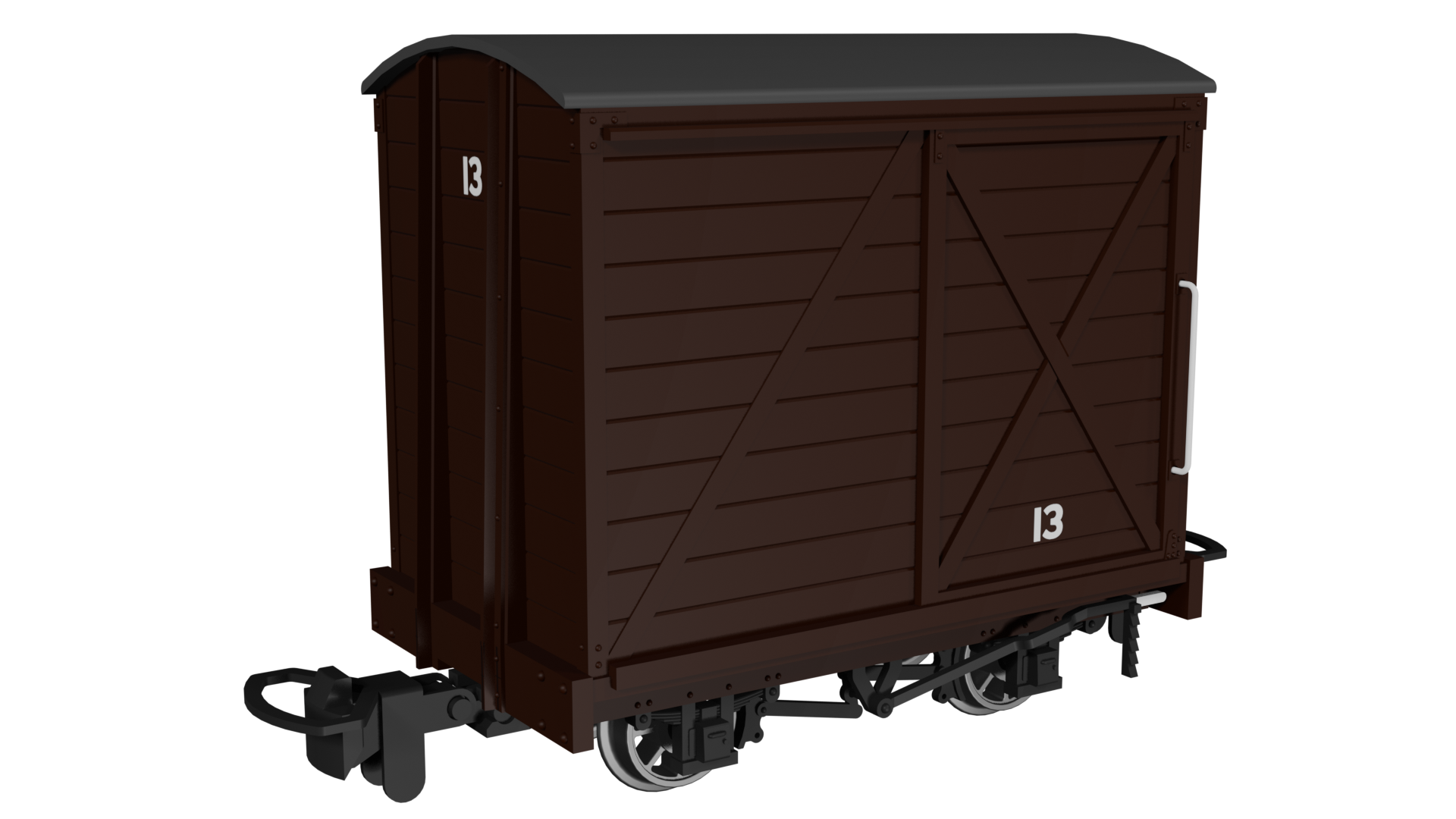 (image for) 990301 Covered Van – Plain Brown No.13