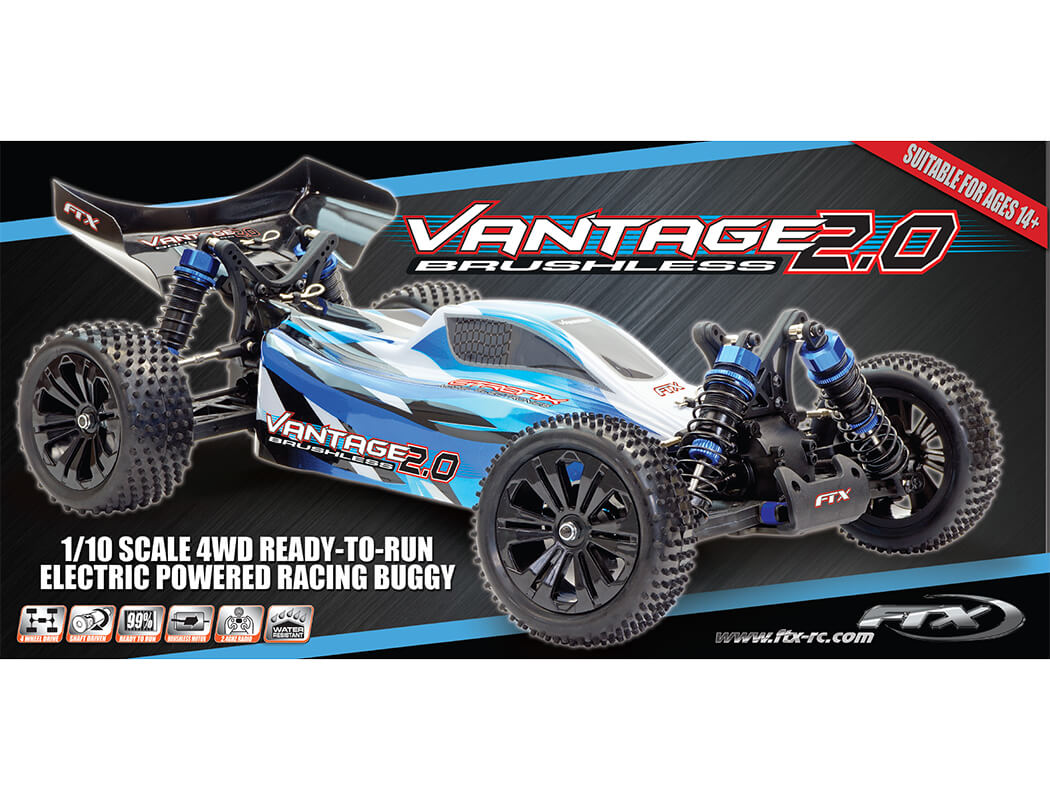 FTX5561B FTX VANTAGE 2.0 1/10 BRUSHLESS BUGGY 4WD RTR (image for) FTX5561B FTX VANTAGE 2.0 1/10 BRUSHLESS BUGGY 4WD RTR