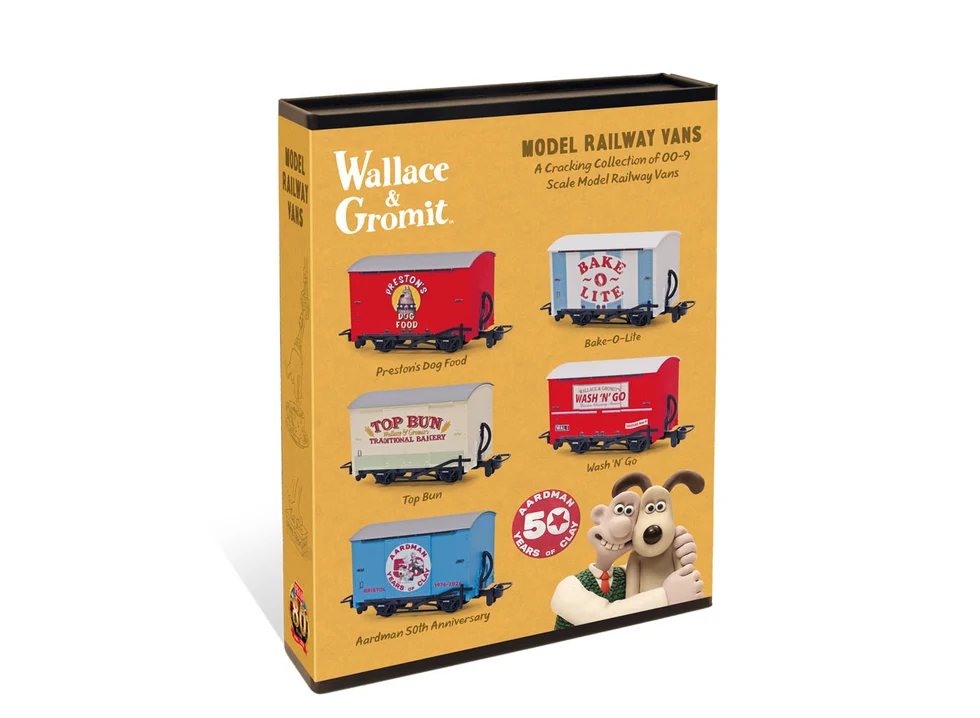 (image for) GRAA050 Aardman 50th Anniversary Wagon Collectors Set