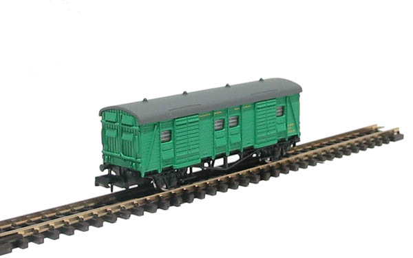 NB-023 CCT parcels van in Southern Railways green (image for) NB-023 CCT parcels van in Southern Railways green