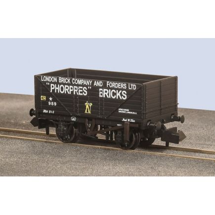 NR-7012P N Gauge 7 Plank Wagon London Brick Company (image for) NR-7012P N Gauge 7 Plank Wagon London Brick Company