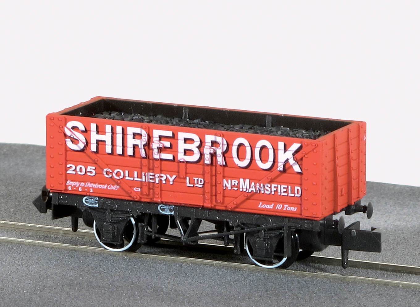 (image for) NR-P413 Shirebrook Coal 7 Plank Wagon