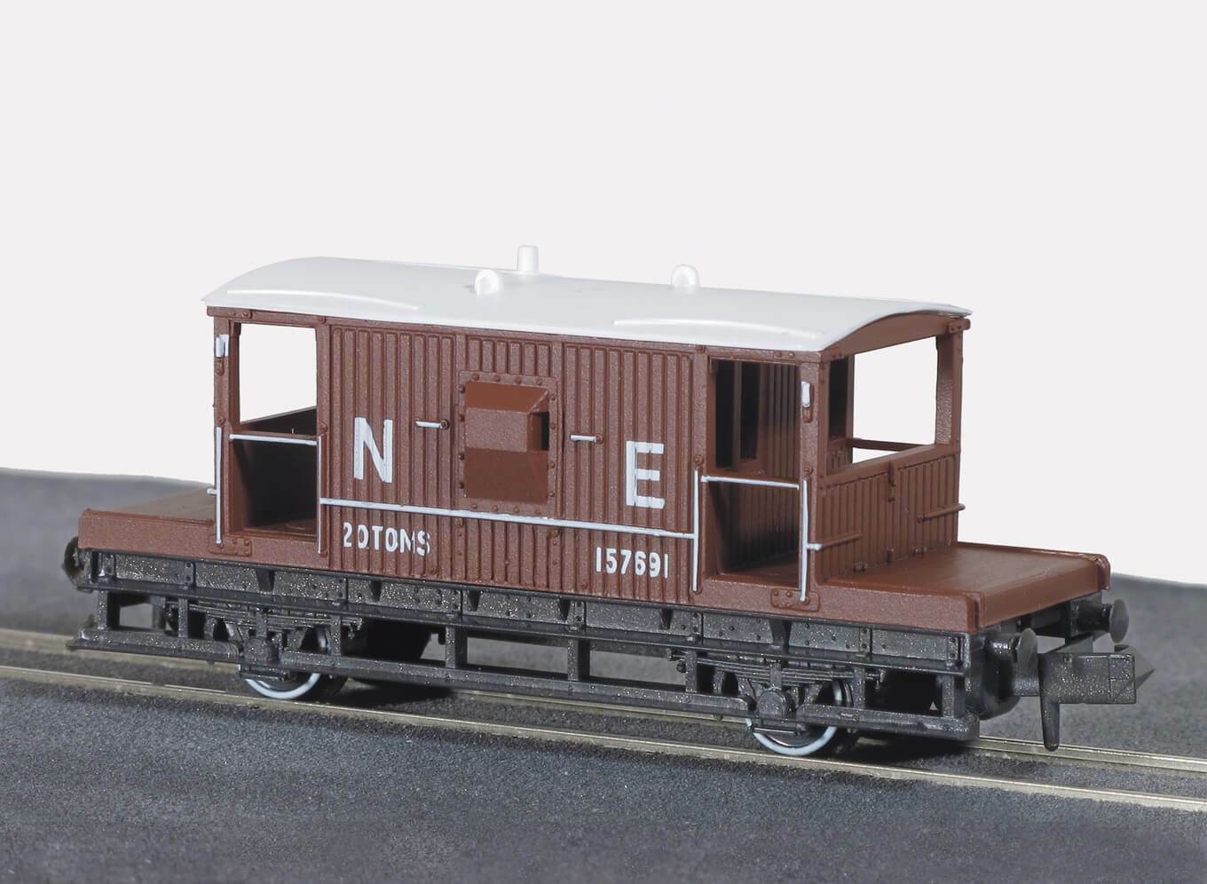 NR-28E Brake Van, NE bauxite (image for) NR-28E Brake Van, NE bauxite