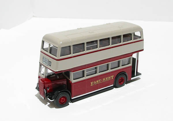 (image for) 43910 Guy Arab utility d/deck bus "East Kent"